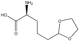 allysine ethylene acetal Struktur