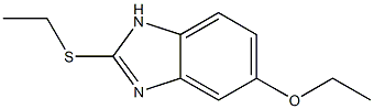 5-ethoxy-2-ethylthiobenzimidazole Struktur