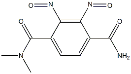 DINITROSO-DIMETHYLTEREPHTHALAMIDE Struktur