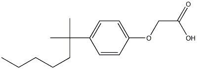 4-TERT-OCTYLPHENOXYACETICACID Struktur