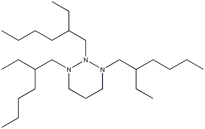 TRI-2-ETHYLHEXYLHEXAHYDROTRIAZINE Struktur