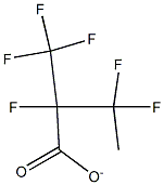 METHYLHEXAFLUOROISOBUTYLATE Struktur