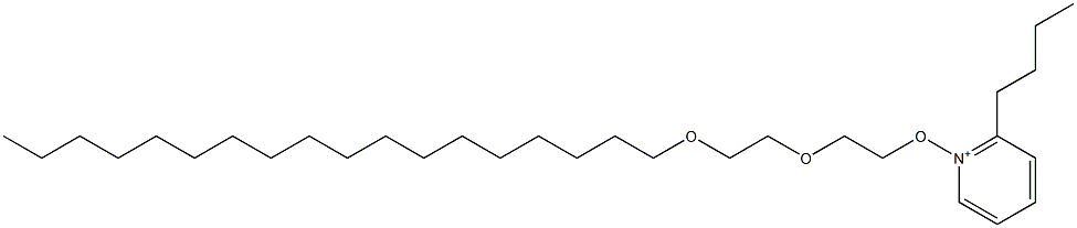 1-(2-(2-(OCTADECYLOXY)ETHOXY)ETHOXY)BUTYLPYRIDINIUM Struktur