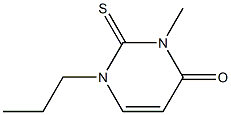 METHYLPROPYLTHIOURACIL Struktur