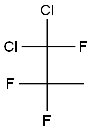 TRIFLUORODICHLOROPROPANE Struktur