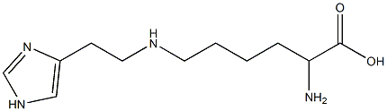 2-AMINO-9-(4-IMIDAZOLYL)-7-AZANONANOICACID Struktur