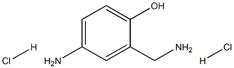 2-AMINOMETHYL-4-AMINOPHENOLDIHYDROCHLORIDE Struktur