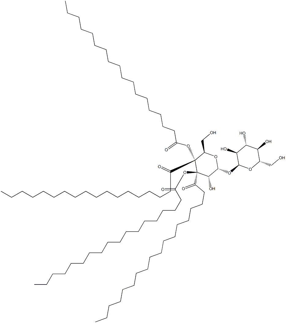 TETRASTEAROYLTREHALOSE Struktur