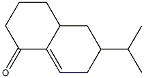 NAPHTHALENONE,OCTAHYDRO-6-(1-METHYLETHYL)- Struktur