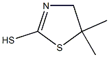 5,5-DIMETHYL-2-MERCAPTOTHIAZOLINE Struktur