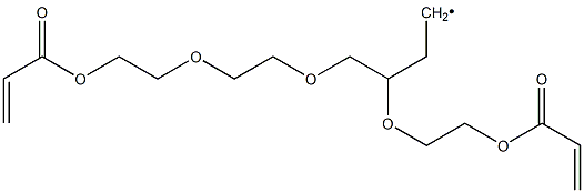 TRIETHYLENEDIGLYCOLDIACRYLATE Struktur