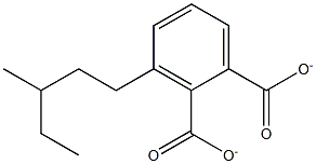 MONO(3-ETHYLBUTYL)PHTHALATE Struktur