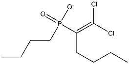 DI-N-BUTYL-2,2-DICHLOROVINYLPHOSPHINATE Struktur