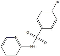 4-BROMO-N-2-PYRIDINYL-BENZENESULPHONAMIDE Struktur