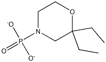 DIETHYLMORPHOLINOPHOSPHONATE Struktur