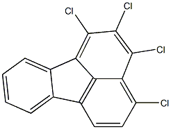 TETRACHLOROFLUORANTHENE Struktur