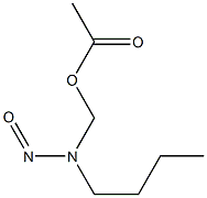 ACETICACID,BUTYLNITROSAMINOMETHYLESTER Struktur