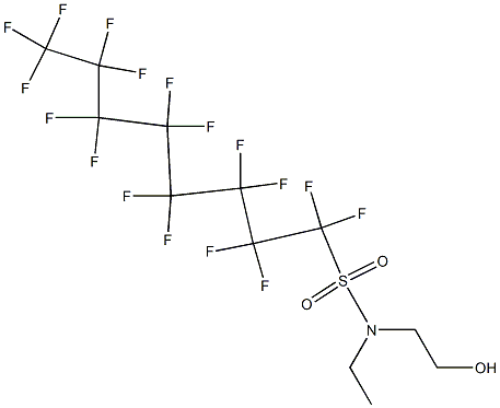 2-(N-ETHYLPERFLUOROCTANESULPHONAMIDO)-ETHYLALCOHOL Struktur