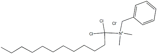 DICHLOROBENZYLDIMETHYLDODECYLAMMONIUMCHLORIDE Struktur