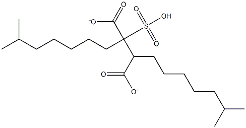 DIISOOCTYLSULPHOSUCCINATE Struktur