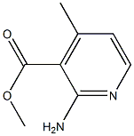 Methyl 2-amino-4-methylpyridine-3-carboxylate Struktur