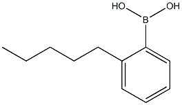 Pentylbenzene boronic acid Struktur