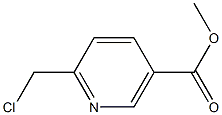 2-chloromethylpyridine-5-carboxylic acid methyl ester Struktur