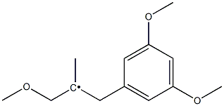 (3,5-Dimethoxy-benzyl)-(2-methoxy-1-methyl-ethyl)- Struktur