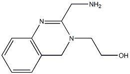 2-Aminomethyl-3-(2-hydroxy-ethyl)-3H-quinazolin- Struktur