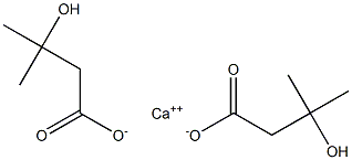 CALCIUM 3-HYDROXY-3-METHY BUTYRATE Struktur