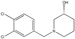 (3R)-1-(3,4-dichlorobenzyl)piperidin-3-ol Struktur