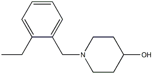 1-(2-ethylbenzyl)piperidin-4-ol Struktur