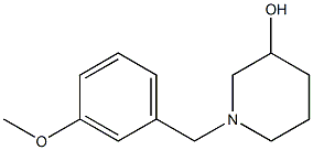 1-(3-methoxybenzyl)piperidin-3-ol Struktur