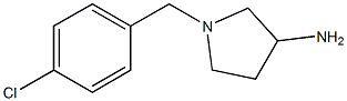 1-(4-chlorobenzyl)pyrrolidin-3-amine Struktur