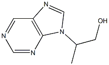 2-(9H-purin-9-yl)propan-1-ol Struktur