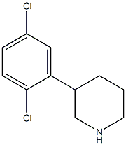 3-(2,5-dichlorophenyl)piperidine Struktur