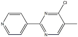 4-chloro-5-methyl-2-pyridin-4-ylpyrimidine Struktur