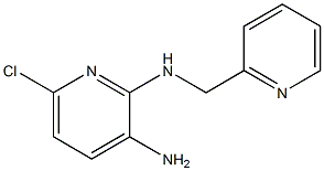 6-chloro-N2-(pyridin-2-ylmethyl)pyridine-2,3-diamine Struktur