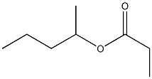 1-methylbutyl propanoate Struktur