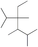 2,3,4,5-tetramethyl-3-ethylhexane Struktur