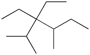 2,4-dimethyl-3,3-diethylhexane Struktur