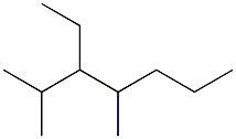 2,4-dimethyl-3-ethylheptane Struktur