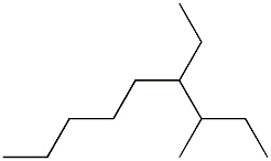 3-methyl-4-ethylnonane Struktur