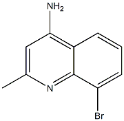 4-AMINO-8-BROMOQUINALDINE Struktur