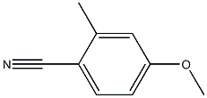 2-METHYL-4-METHOXY BENZONITRILE Struktur