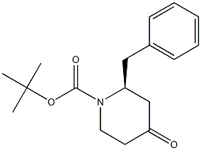 N-BOC-(2S)-2-BENZYL-4-OXOPIPERIDINE Struktur