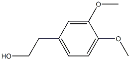 3,4-DIMETHOXYPHENYLETHYLALCOHOL Struktur