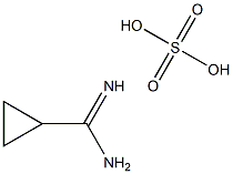 CYCLOPROPYLCARBAMIDINE SULPHATE Struktur