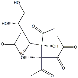 tetracetylglucose Struktur