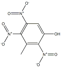 trinitro-m-cresol Struktur